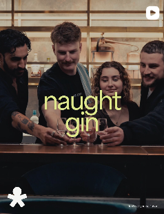 naught gin - brand content